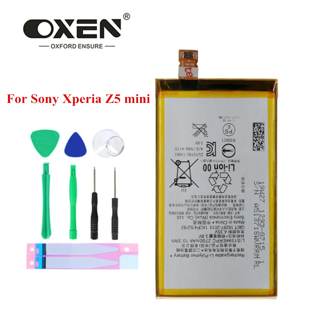 Оригинальный аккумулятор OXEN LIS1594ERPC для SONY Xperia Z5C Z5 mini E5823 z5 компактные