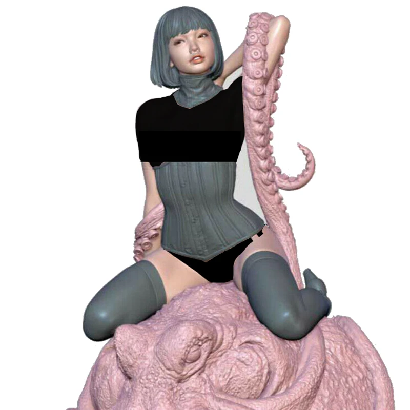 

Octopus Girl, Resin Model figure GK, Science fiction theme, Unassembled and unpainted kit