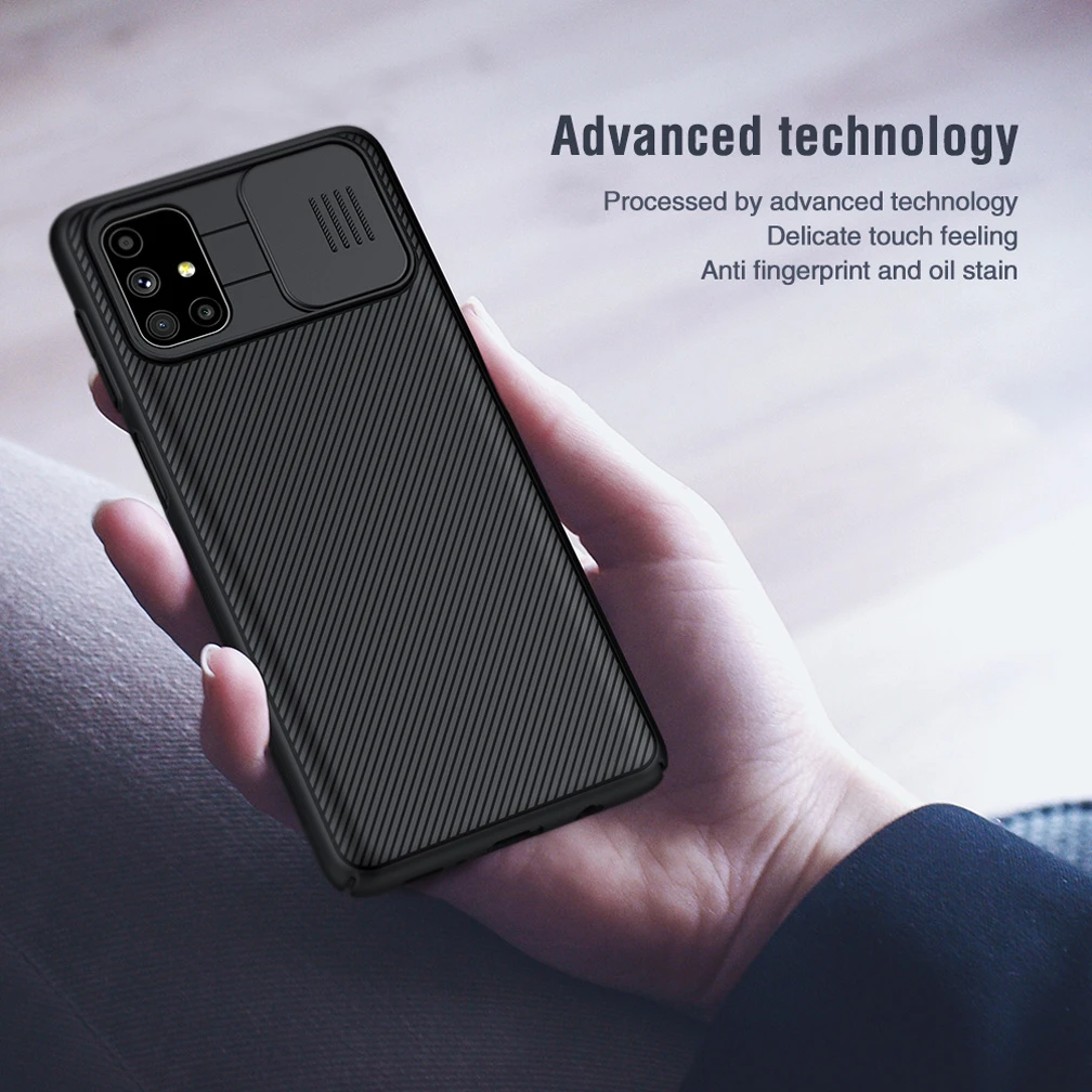 

For Samsung Galaxy M51 Case Nillkin Lens Protect Case Anti-skid CamShield Camera Protection Back Cover For Samsung M51