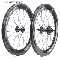 silverock aluminum alloy 3 5 speed 16 plus bicycle wheel 16 1 38 349 rim v brake for brompton 3sixty folding bike wheelset