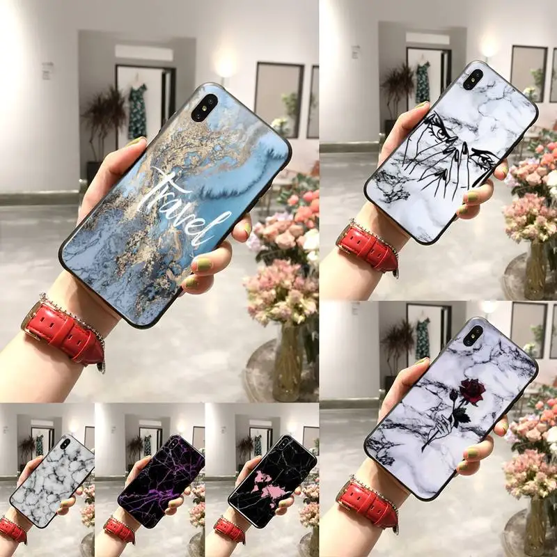 0 золотой мраморный коллаж Новое поступление черный чехол для сотового телефона