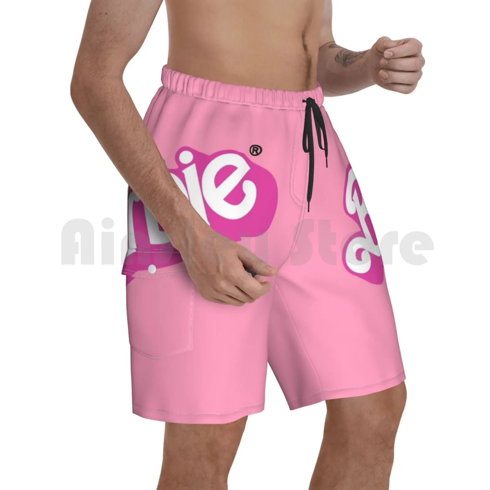 

Пляжные шорты, женские плавки, Ретро Винтажные Розовые Пластиковые Симпатичные