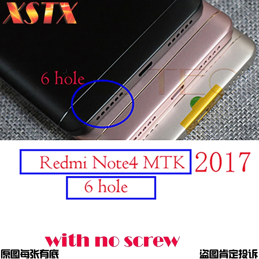 for Xiaomi Redmi Note 4 4X 2017 MTk X20 version USB Charging Dock Port Connector Board With Microphone Mic Redmi note 4X note4