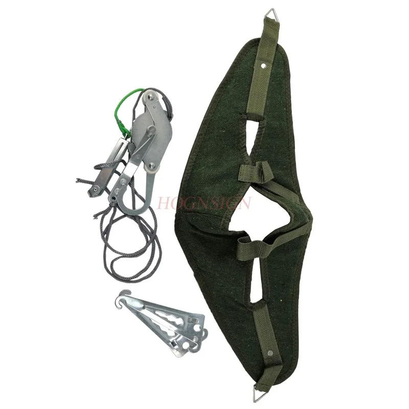 neck traction Green Canvas Cervical Traction Belt Sling Tractor Stretch Chair Thickening Hood Neck Care Tool Home Medical