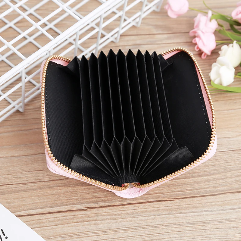 Небольшой кошелек портмоне Для женщин Кредитная карта ID держатель для карт чехол