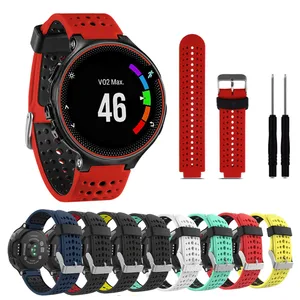 Силиконовый ремешок для спортивных часов, ремешок для смарт-часов Garmin Forerunner 220 230 235 620 630, ремешок на запястье