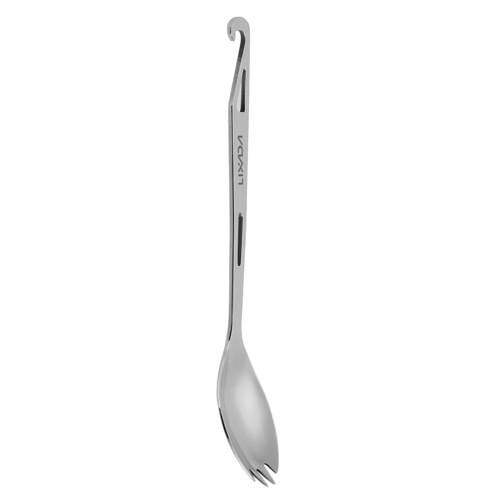 Lixada Spork из нержавеющей стали с открывалкой для бутылок легкий открытый ужин spork