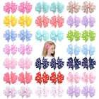 1 шт., заколка для волос с цветочным принтом