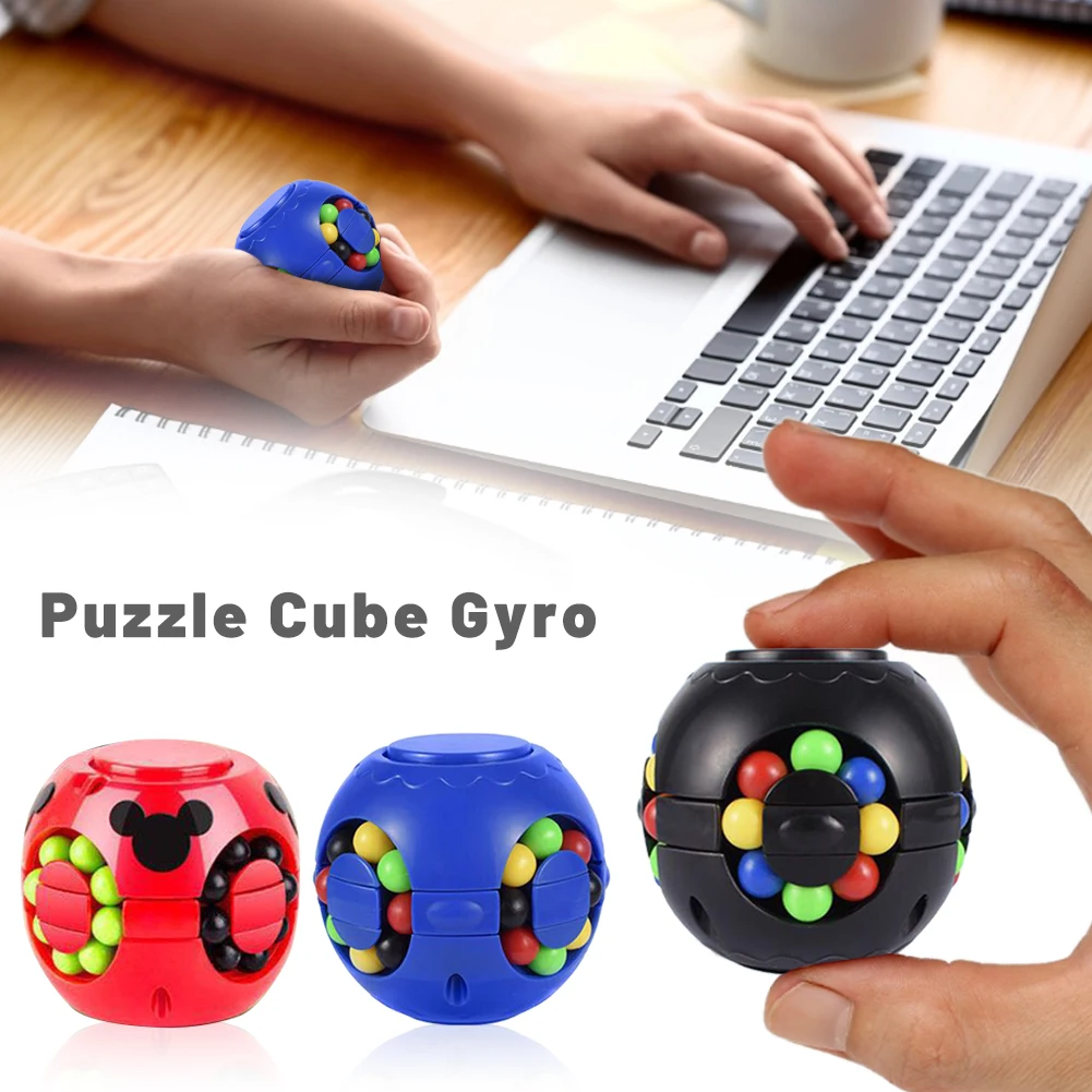 

Fidget Spinner Gyro Relieves Stress And Anxiety Toy Puzzle Pressure Reduction Bead Can Move And Rotate In Both Directions