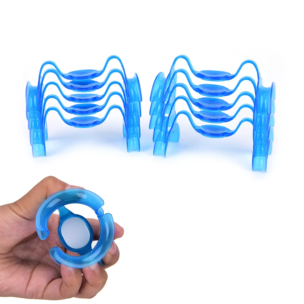 

10Pcs/lot M Type Mouth Opener Cheek Retractor Expanders Teeth Whitening Dental Blue Lip Retractors
