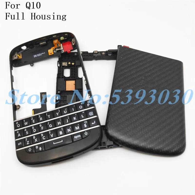 Оригинальный Новый Полный Чехол для BlackBerry Q10 с рамкой и английской клавиатурой