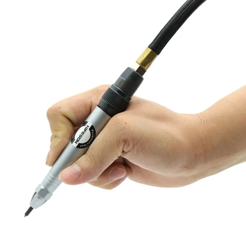 Pneumatic Air Sculpture Pen Grinder Sculp Tool Kits Mini Pencil Polishing Engraving Grinding Tools