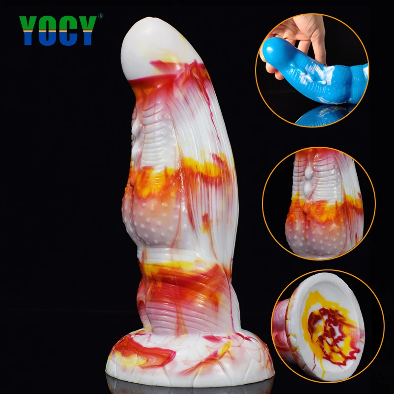 Огромный Фэнтезийный фаллоимитатор YOCY Alien Вагинальный Анальный массажер