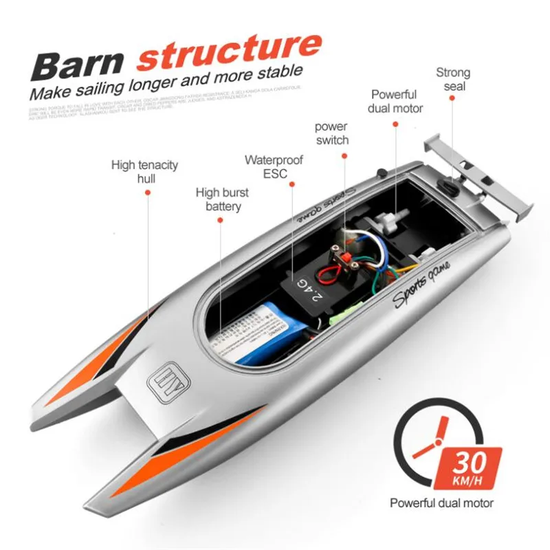радиоуправляемая лодка с ди