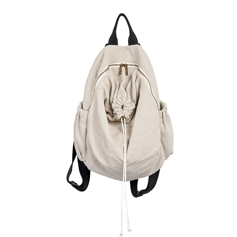 Женский летний Повседневный Рюкзак простой холщовый рюкзак Вместительная