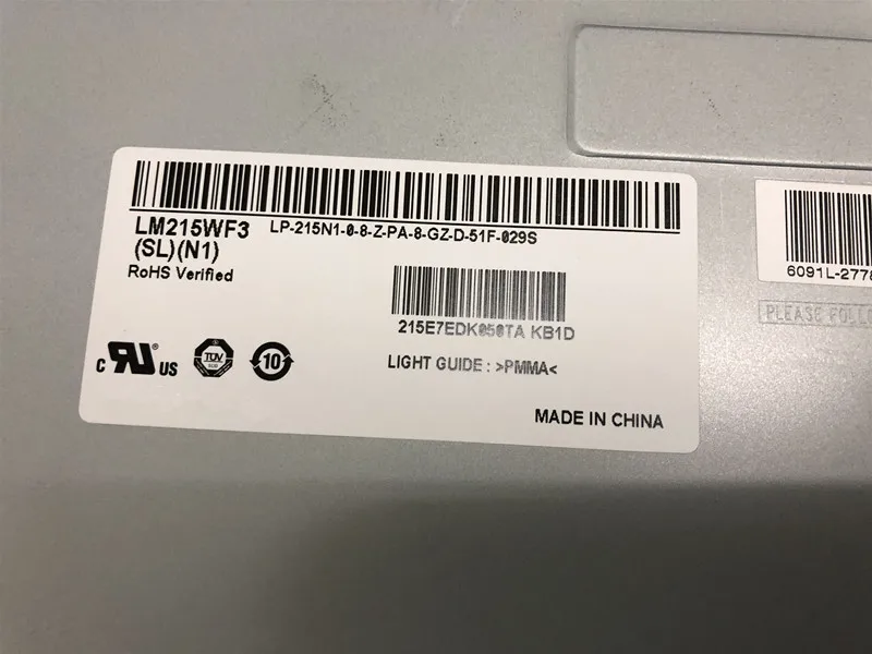 Оригинальный LM215WF3-SLN4 LM215WF3-SLN1 1920*1080 100% протестированный 21 5 дюймовый ЖК-экран |