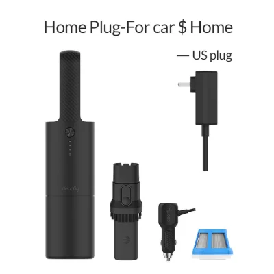US for car n home Xiaomi Cleanfly автомобильный пылесос для дома Портативный Ручной беспроводной мини пылеуловитель сильный Циклон всасывания - Цвет: US for car n home