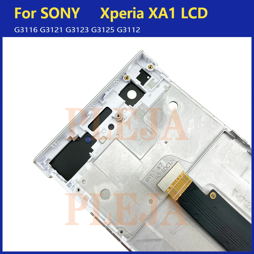 ЖК дисплей для Sony Xperia XA1 дигитайзер сенсорного экрана в сборе с рамкой G3121 G3112 G3125