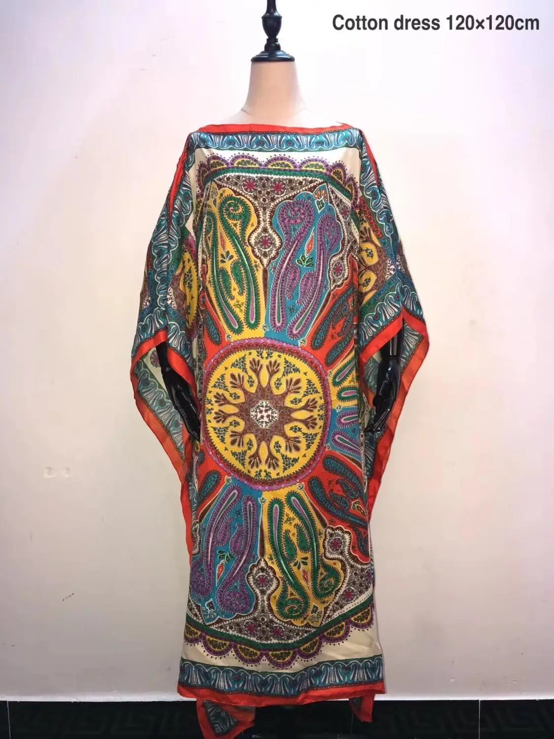 

New African dresses for women Plus size Fashion Printed cotton kaftan women party dress loose style summer dresses for lady