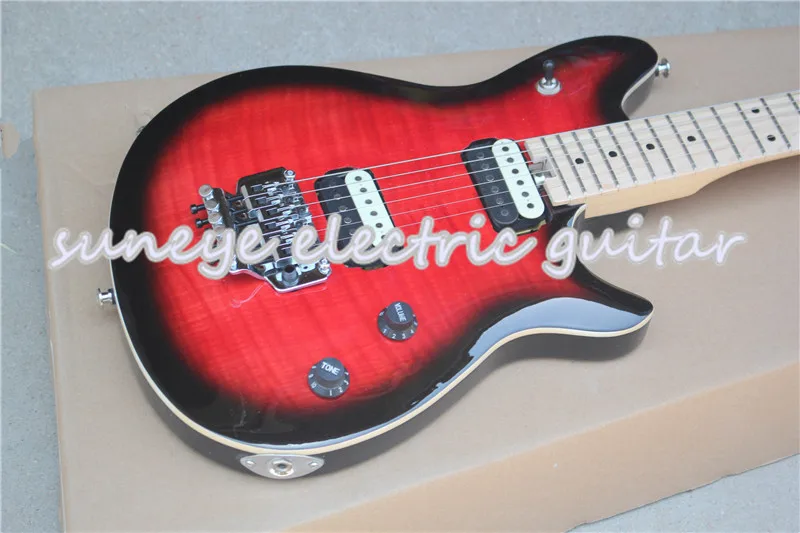 Suneye винтажная электрогитара с красной отделкой музыкальная гитара в стиле