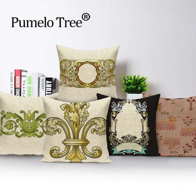 

Детские наволочки с рисунком мультяшных растений, подушка для украшения дома, наволочка, 45x4 5, украшение для дивана