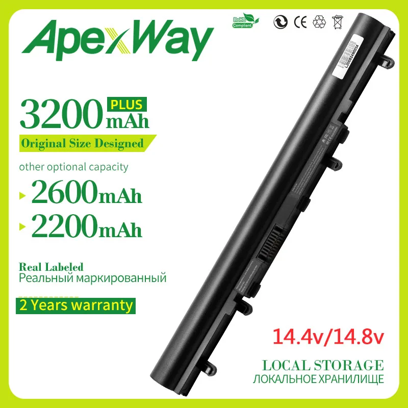 

Apexway AL12A32 New Battery For Acer Aspire V5 171 V5-431 V5-471 V5-531 V5-571 AL12A72 V5-171-9620 V5-431G V5-551-8401 V5-571PG