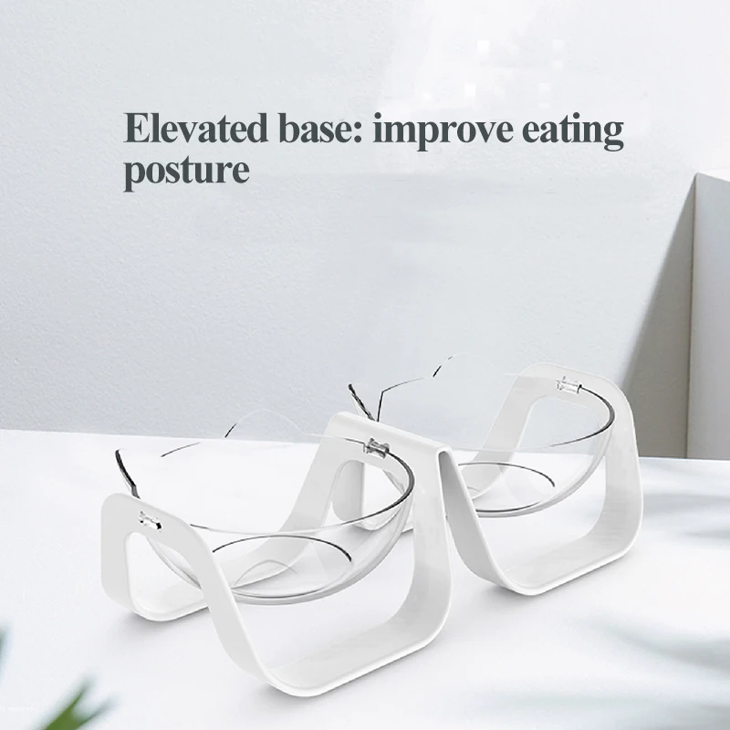 

Non-slip Drinking Bowl Fountain For Cats Bowls And Drinkers For Puppy Double Pet Bowls Raised Feeder Stand Pet Products With Dog