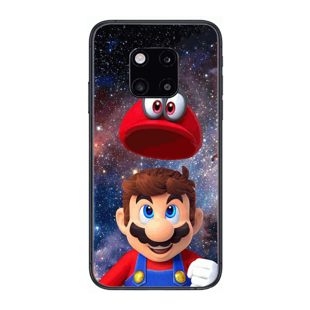 

interesting Super Mario plus frosted anti-drop phone case Phone Case For Huawei mate 30 10 20 40 Lite Smart Z Pro Black Etui 3D