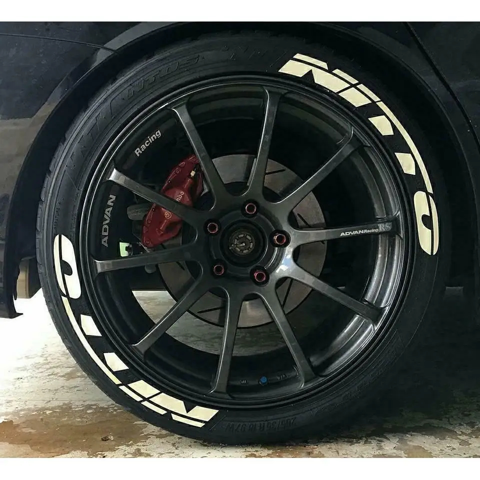 Nitto шины подходят наклейки для шин надпись подходит 14 &quotдо 22&quot (10 наклеек