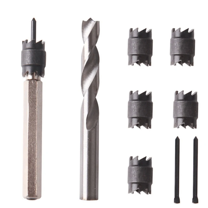 

Набор точечных сварных резаков 9 шт., роторный точечный сварной резак для удаления сверл, инструмент для резки металлических отверстий, реза...