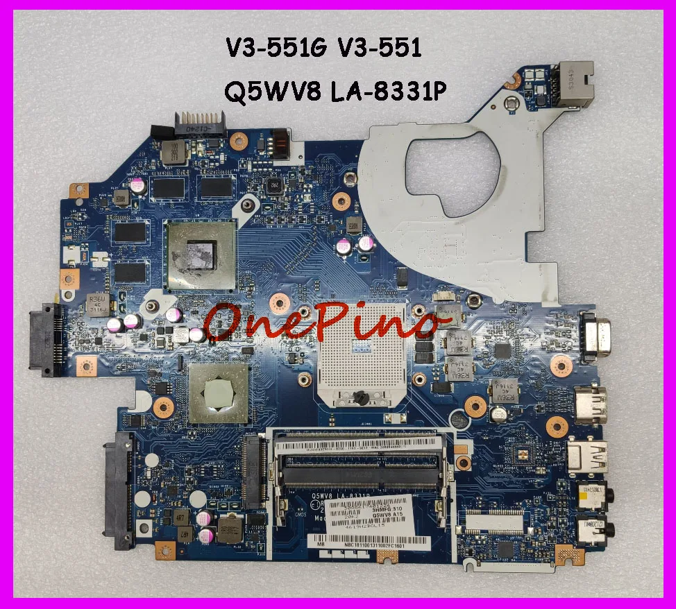 Q5WV8 LA 8331P подходит для acer aspire V3 551G 551 NBC1811001 материнская плата ноутбука DDR3 Radeon HD 7670M FS1