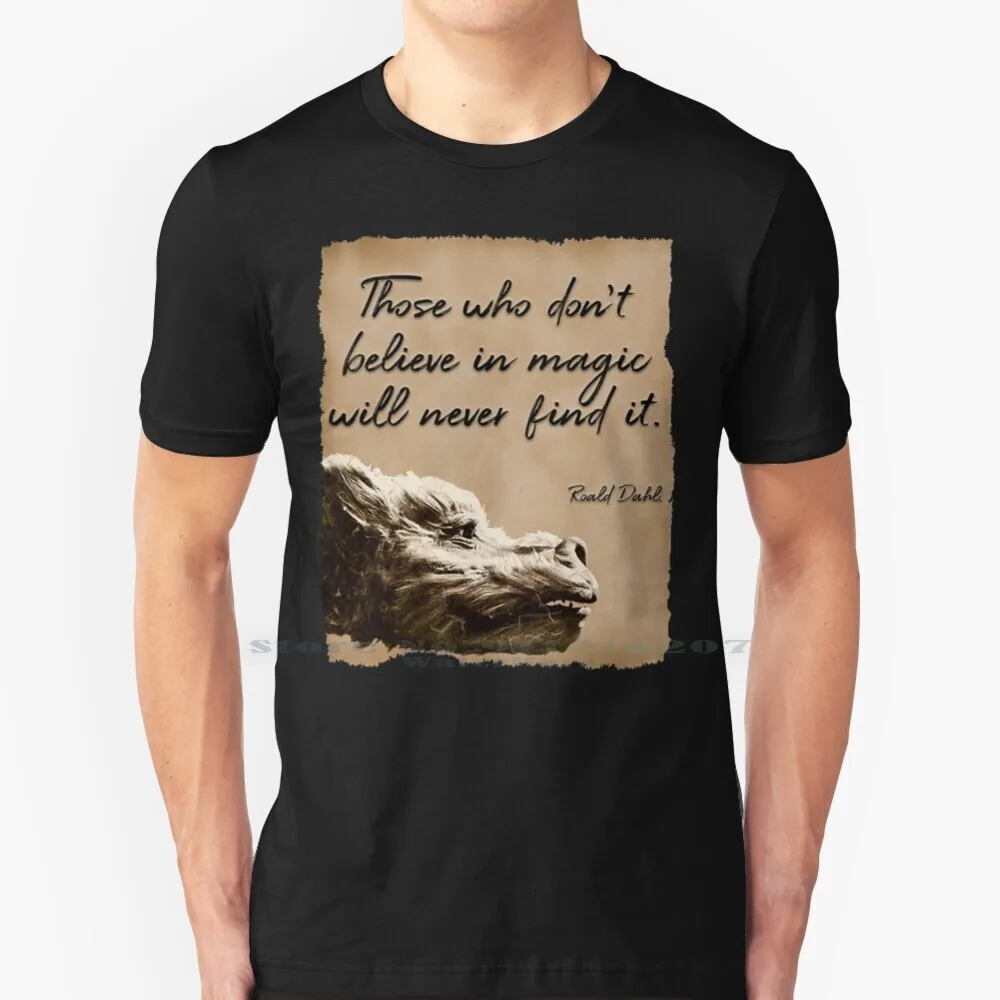 Футболка с надписью The Neverending Story Roald Dahl 100% чистый хлопок неверная история Atreyu Falkor