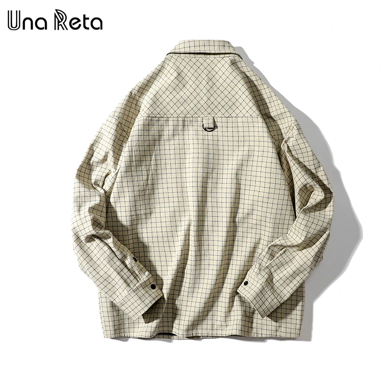 Мужская Повседневная рубашка с принтом длинным рукавом весна-осень мужские