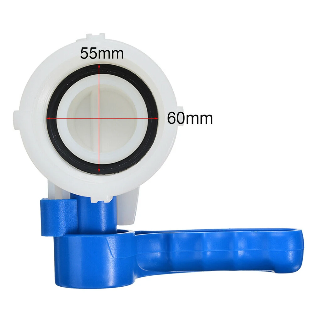 

Valve Tank adapter 60mm Union S60x6 Coarse Drain PE With fixed union nut