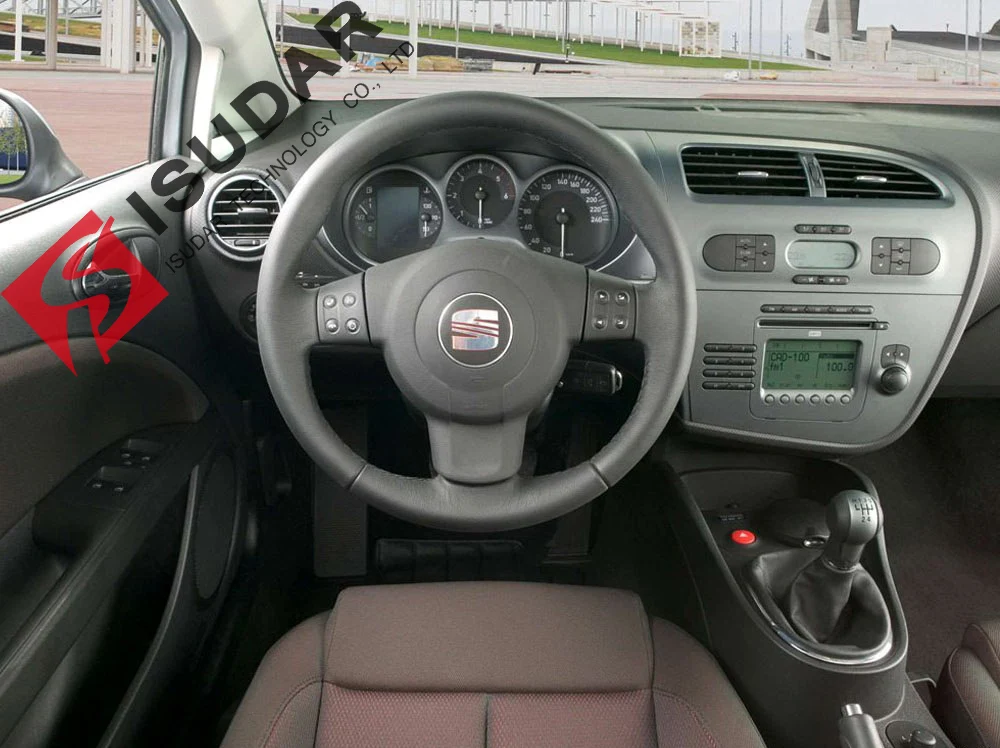 ISUDAR 2din Авторадио Fascia Для Seat Leon 2005 2012 аудио стерео панель монтаж комплект