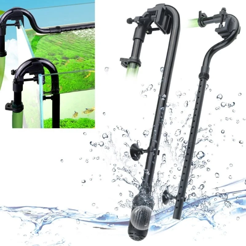 

Aquarium Water Inlet Outlet Tube Kit accessories Water Pipe Fitting Rain Waterfall External filter water circulation F NeverElse