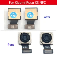 original rear back camera for xiaomi mi poco x3 nfc main facing camera module flex cable replacement spare parts