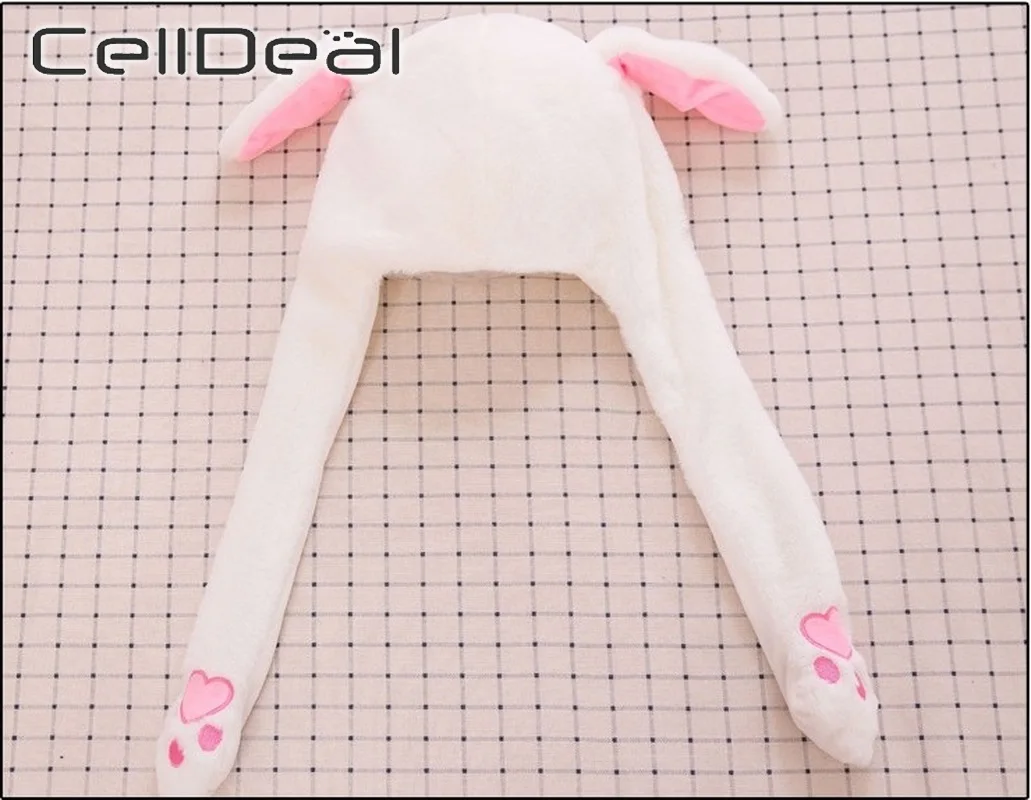 Светильник шапка с заячьими ушами плюшевый механизм милая Кепка легко