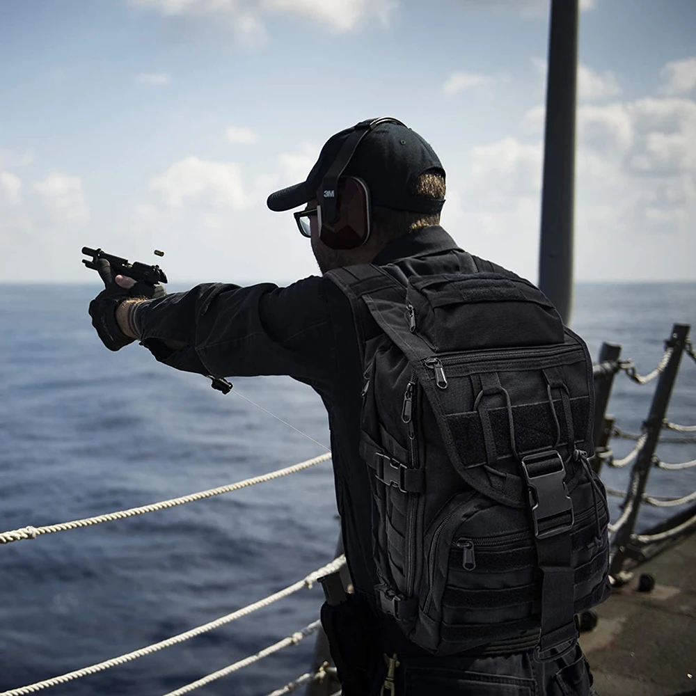 Военный Рюкзак армейский Тактический Molle мужская спортивная сумка для