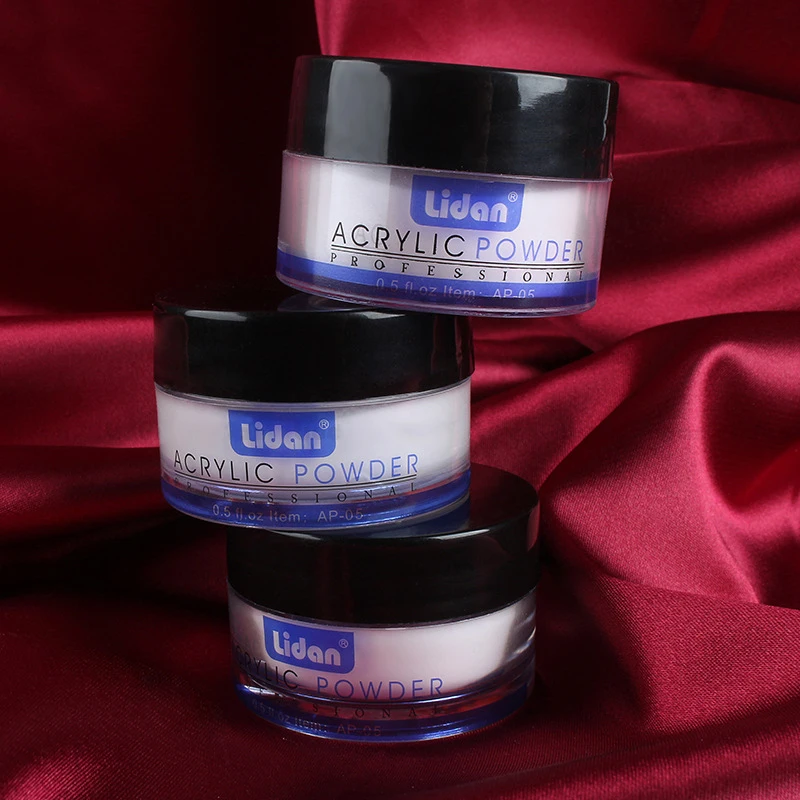 Акриловый порошок кристалл розовый белый прозрачный гель для ногтей Маникюр