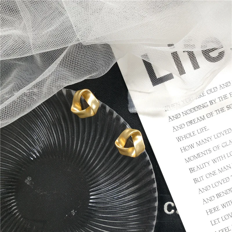 Женские серьги-подвески в стиле панк нестандартные металлические Корейском |