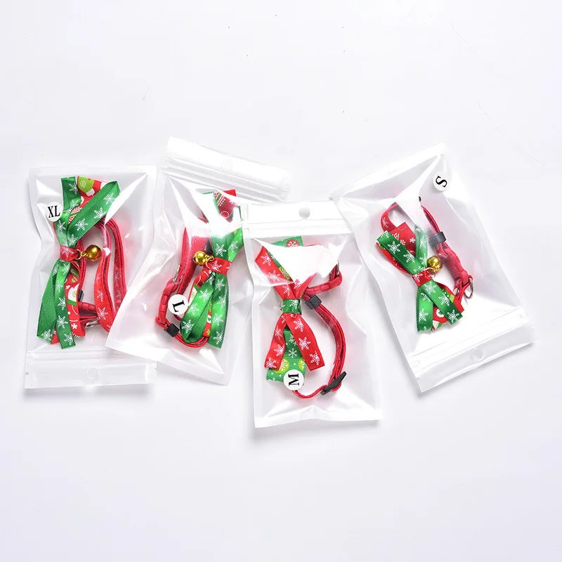 

Aapet 1pc Pet Christmas Decorating Collar With Bell For Dog Puppy Bowknot Necklace Cat Kitten Pet Party Decorative Accessories
