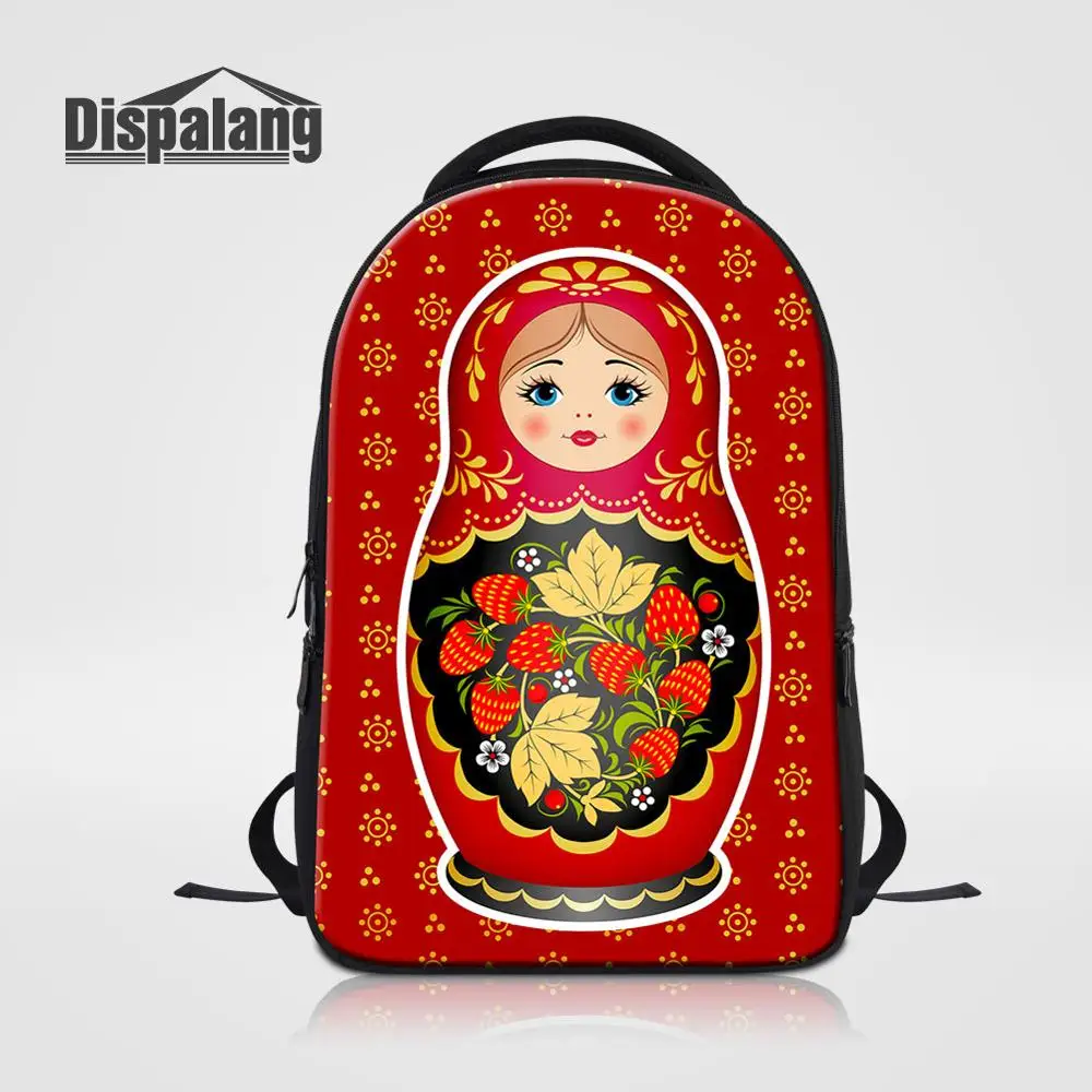 Новые школьные сумки для девочек подростков Матрешка кукла красная Русская