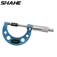shahe high quality metric micrometer 0 01 mm blue outside micrometer 0 01 mm caliper measuring tools