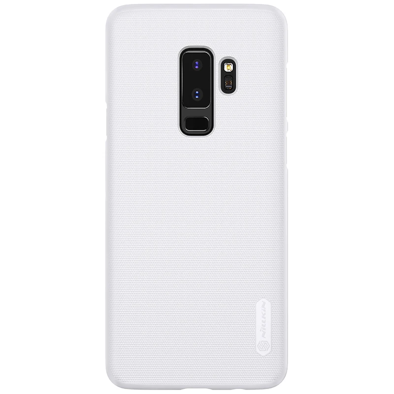 Чехол для samsung Galaxy S9 S8 S10 E Plus Note9 NILLKIN, суперматовая защитная задняя крышка для samsung S9 Note 8 9, Защитная пленка для экрана - Цвет: Белый