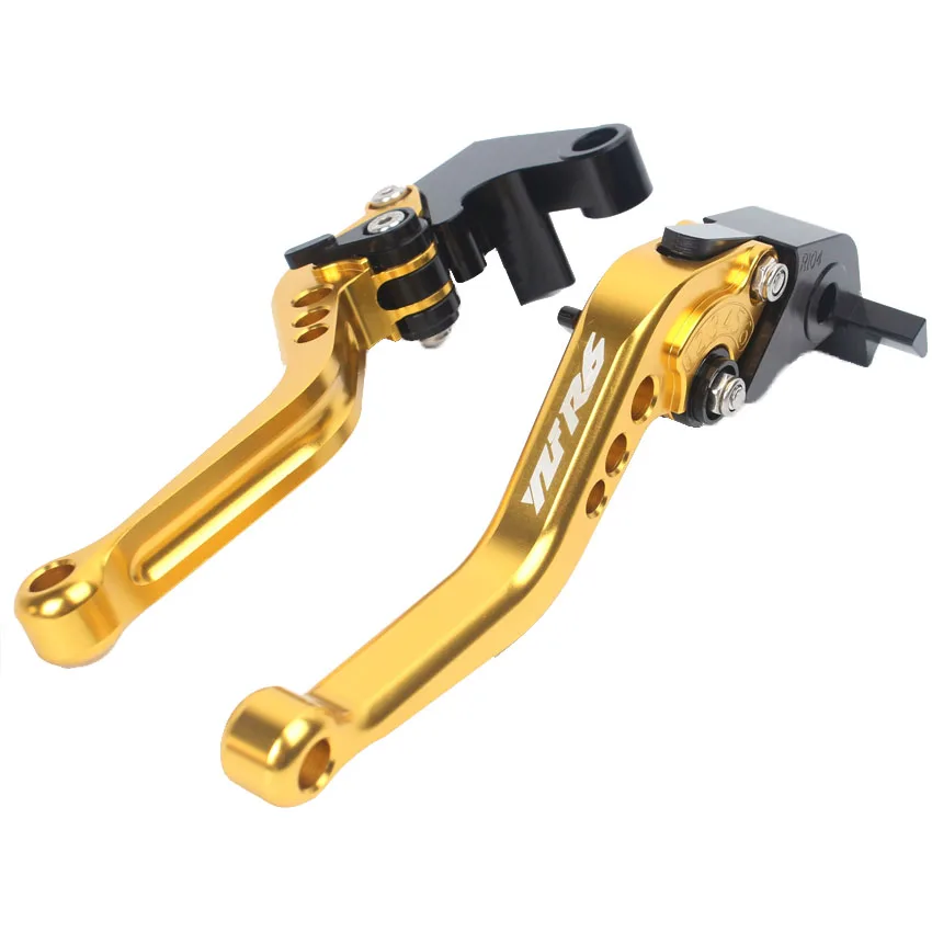 CNC Алюминиевые Короткие сцепные рычаги для Yamaha YZF R1 2004-2008 R6 2005-2016 Gold R6S