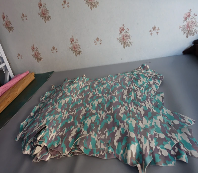 Скраб камуфляжная козья кожа 0 9 1 мм Натуральная натуральная мягкая овечья для