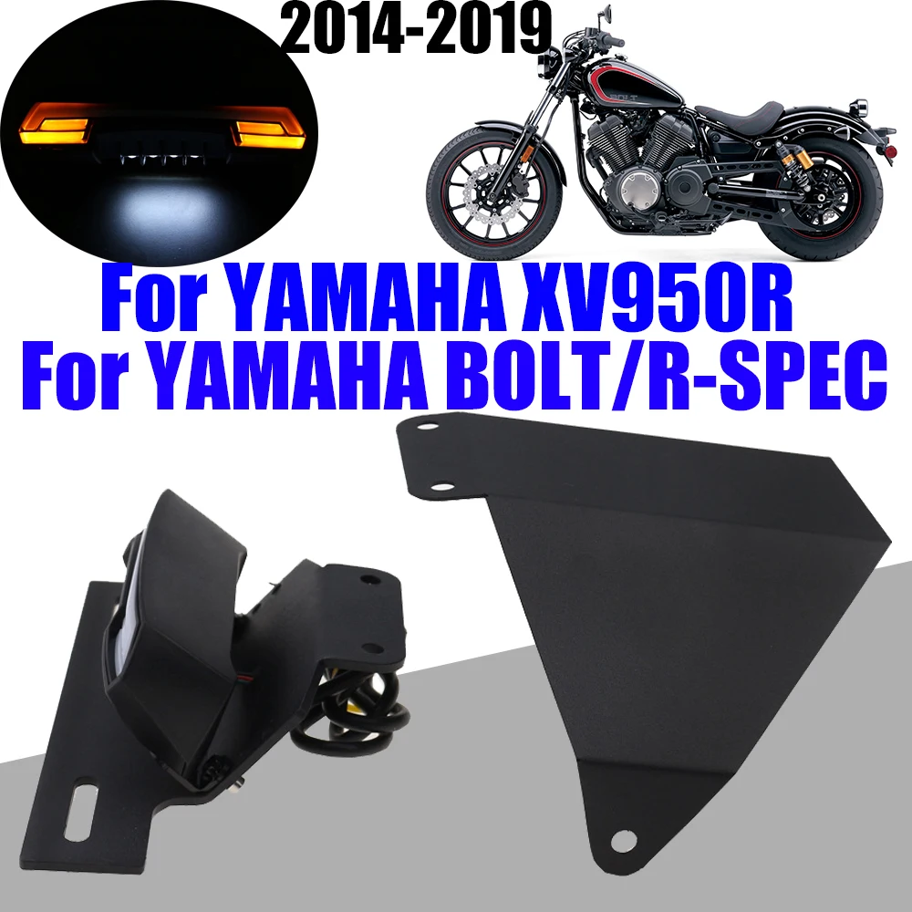 

For YAMAHA BOLT R-SPEC Motorcycle Accessories License Plate Holder Tail Tidy Fender Eliminator Registration Bracket Taillight
