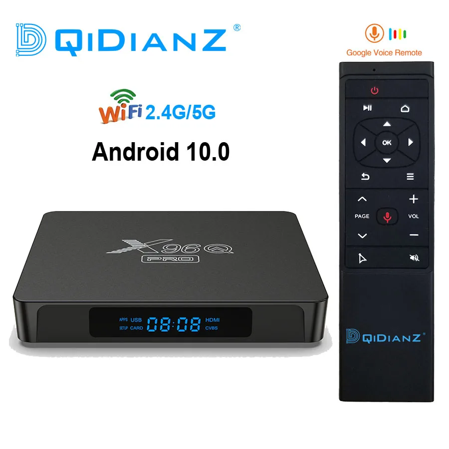 ТВ приставка X96Q PRO Android 10 0 Allwinner H313 2 4G 5G Wifi 4K 2GB 16GB Медиаплеер X96 Q 1GB 8GB