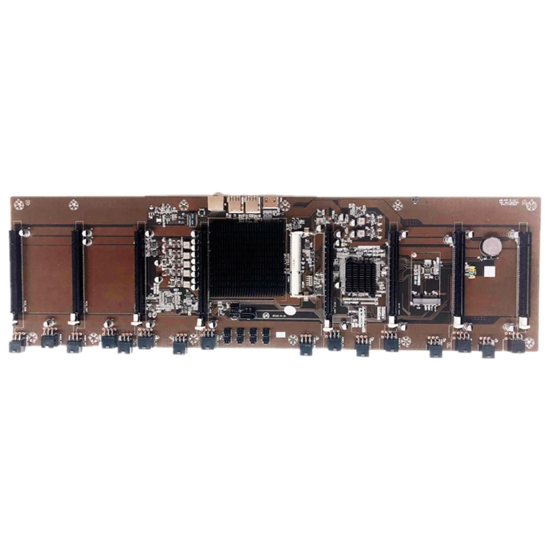 

T3EB HM65 BTC Direct Insertion Eight Card Slot Mining Motherboard 8X6Pin Video Card Supply Port E-ATX Pro Type